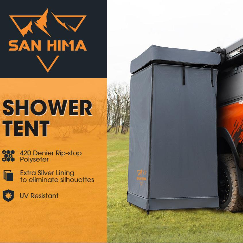 san hima tent SAN HIMA Camping Shower Tent Ensuite Change Room Awning Fold-Out Instant