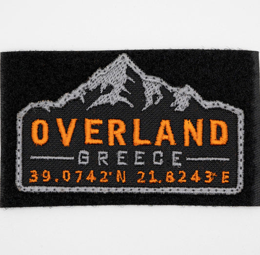 Overland Greece velcro patch