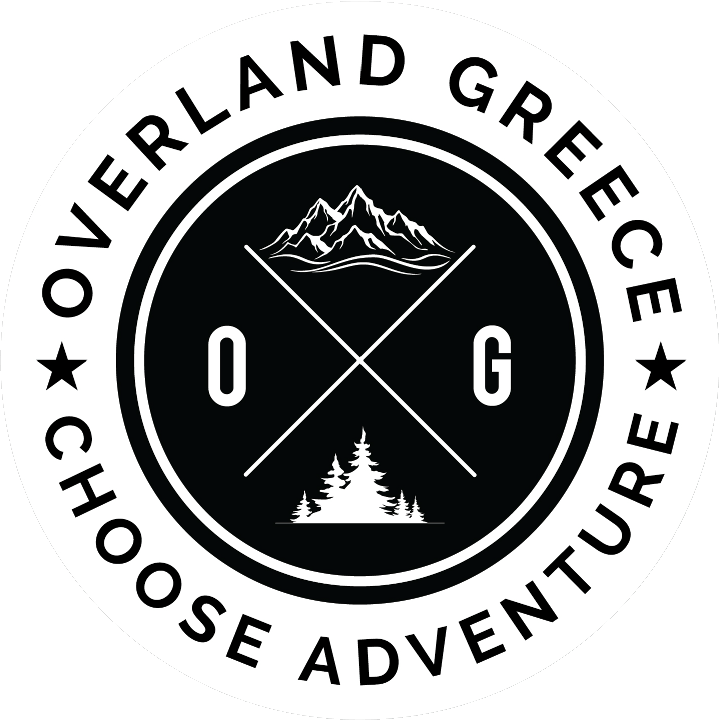 Overland Greece Choose Adventure sticker