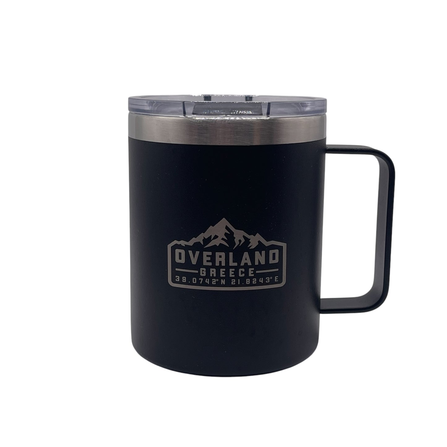 12oz stainless steel Overland Greece mug