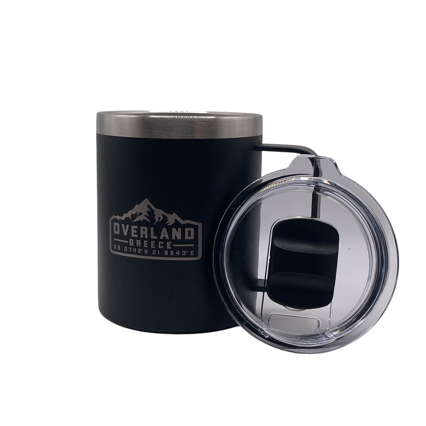 12oz stainless steel Overland Greece mug