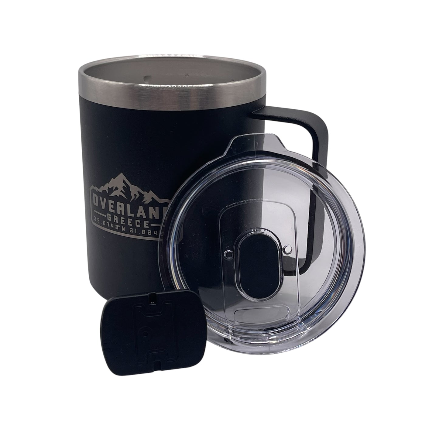 12oz stainless steel Overland Greece mug