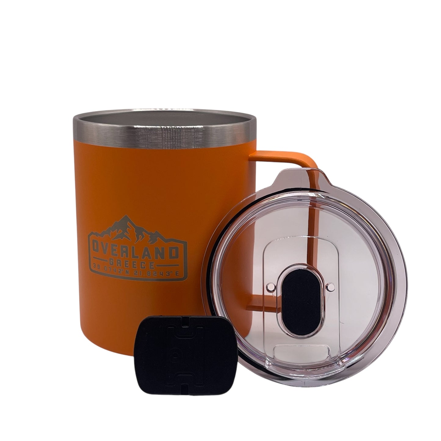 12oz stainless steel Overland Greece mug