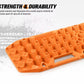 Pair Recovery Tracks Sand Track with Jack Base 10T Orange