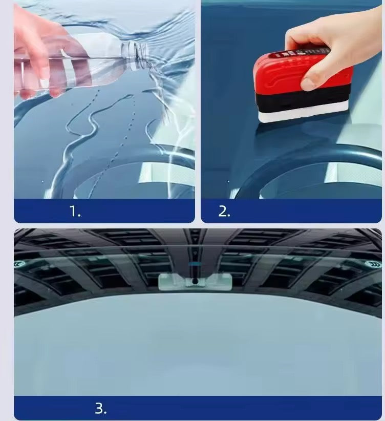 Car Glass Oil Removal Film Brush