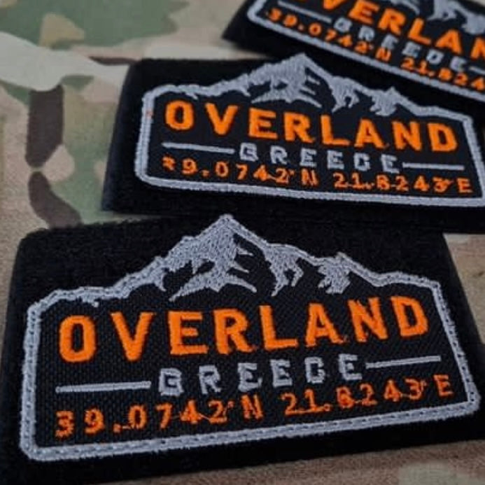 Κεντητό velcro Overland Greece