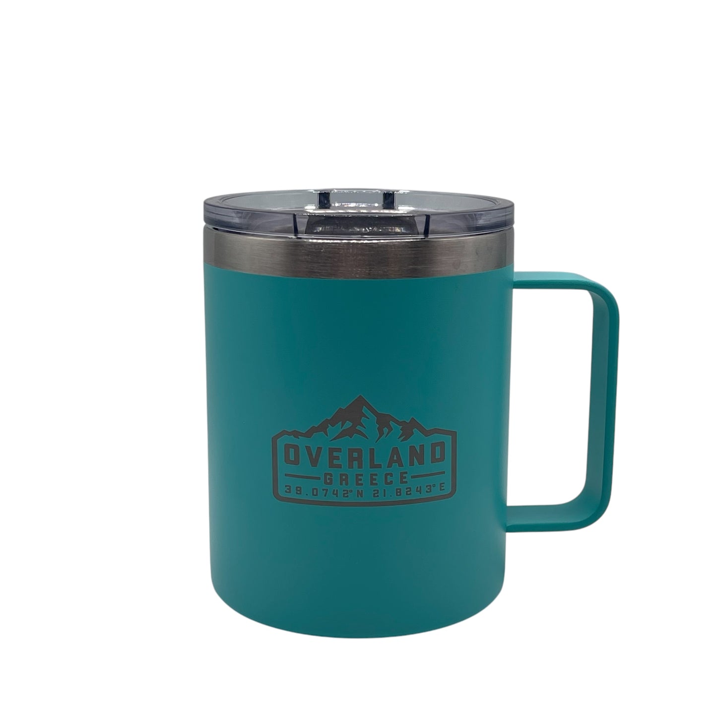 12oz stainless steel Overland Greece mug